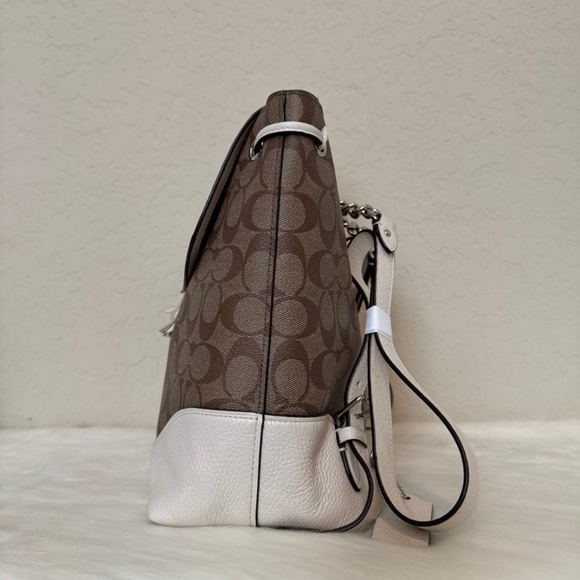 Disney X Coach Elle Backpack In Signature Canvas With Dumbo - Picture 4 of 12